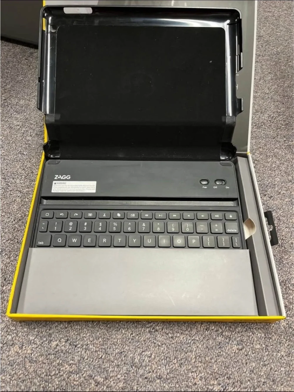 ZAGG Profolio Tablet Keyboard Case for iPad 2/3/4 - Black